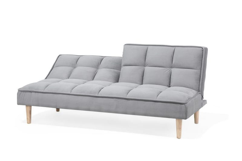 Siljan 3-sits Rektangulär Längsbäddad Bäddsoffa 105x177 cm i Tyg - Grå - Möbler - Soffa - Bäddsoffa - 3 sits bäddsoffa