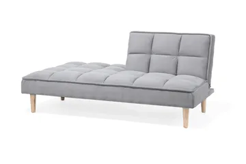 Siljan 3-sits Rektangulär Längsbäddad Bäddsoffa 105x177 cm i Tyg - Grå - Möbler - Soffa - Bäddsoffa - 3 sits bäddsoffa