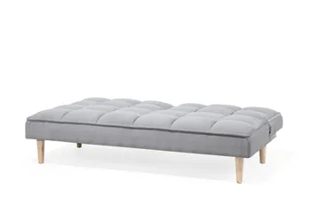 Siljan 3-sits Rektangulär Längsbäddad Bäddsoffa 105x177 cm i Tyg - Grå - Möbler - Soffa - Bäddsoffa - 3 sits bäddsoffa