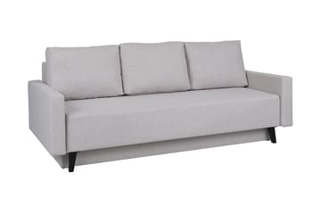 Soffa Oviedo 95x215 cm - Grå - Möbler - Soffa - Bäddsoffa - 3 sits bäddsoffa