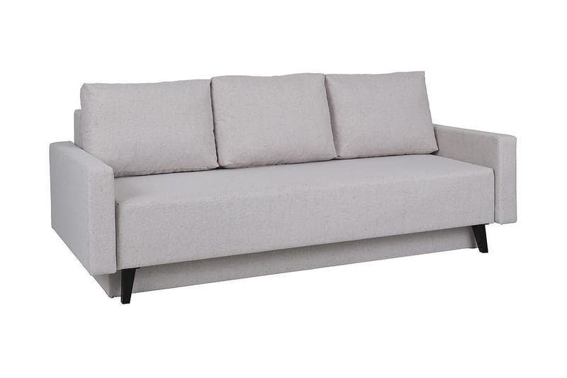 Soffa Oviedo 95x215 cm - Grå - 3 sits bäddsoffa