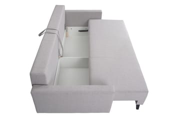 Soffa Oviedo 95x215 cm - Grå - Möbler - Soffa - Bäddsoffa - 3 sits bäddsoffa