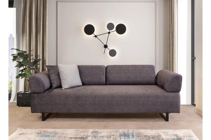 Southburn Bäddsoffa 3-sits - Antracit - Möbler - Soffa - Bäddsoffa - 3 sits bäddsoffa