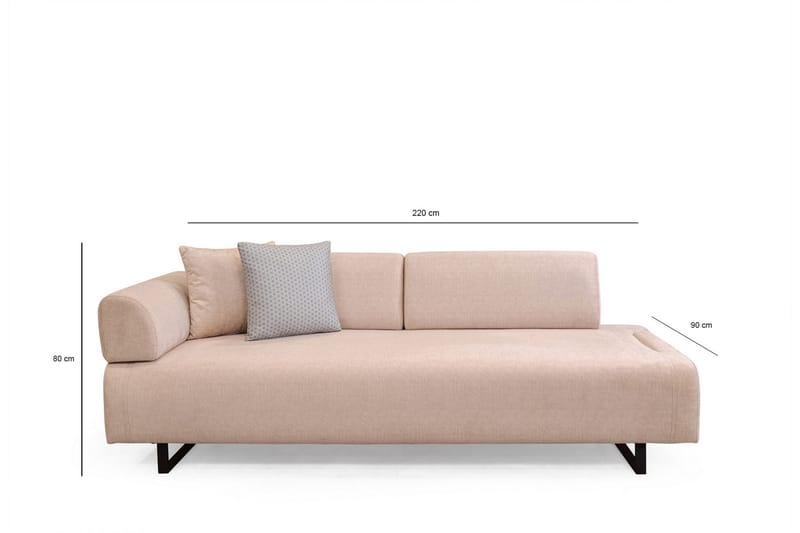 Southburn Bäddsoffa 3-sits - Beige - Möbler - Soffa - Bäddsoffa - 3 sits bäddsoffa