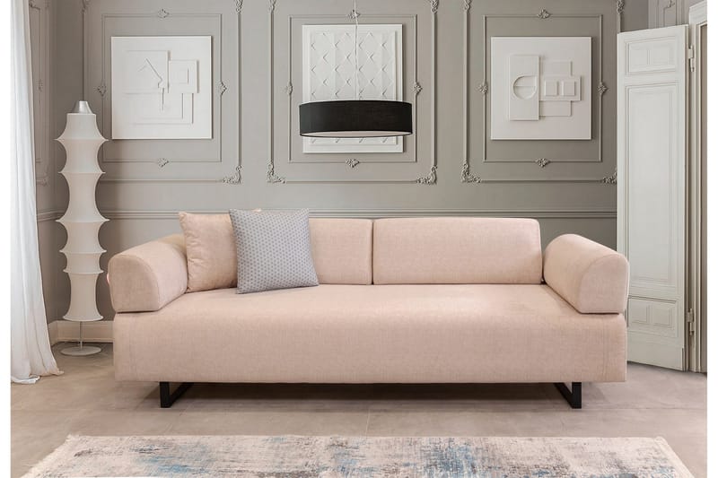 Southburn Bäddsoffa 3-sits - Beige - Möbler - Soffa - Bäddsoffa - 3 sits bäddsoffa