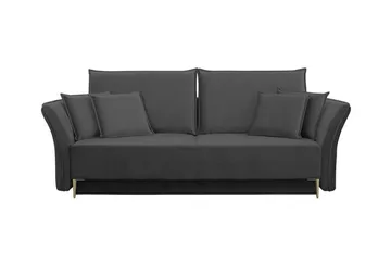 Staffin 3-sits Bäddsoffa Dark grey - Möbler - Soffa - Bäddsoffa - 3 sits bäddsoffa