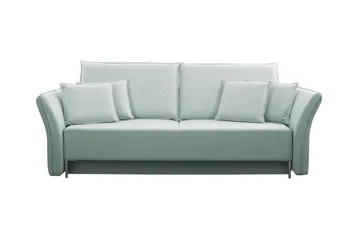 Staffin 3-sits Bäddsoffa NO_BRAND Blue/Light blue - Möbler - Soffa - Bäddsoffa - 3 sits bäddsoffa