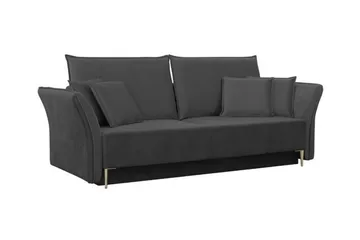 Staffin 3-sits Bäddsoffa NO_BRAND Dark grey - Möbler - Soffa - Bäddsoffa - 3 sits bäddsoffa