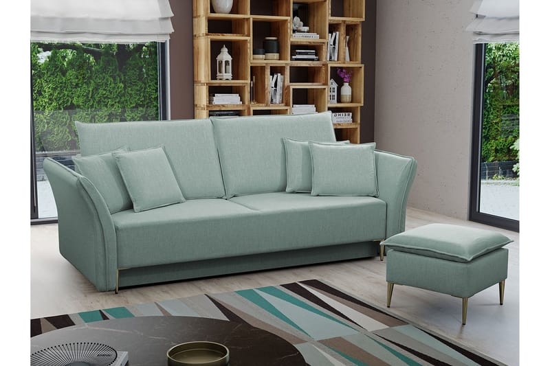 Staffin 3-sits Bäddsoffa NO_BRAND White - Möbler - Soffa - Bäddsoffa - 3 sits bäddsoffa