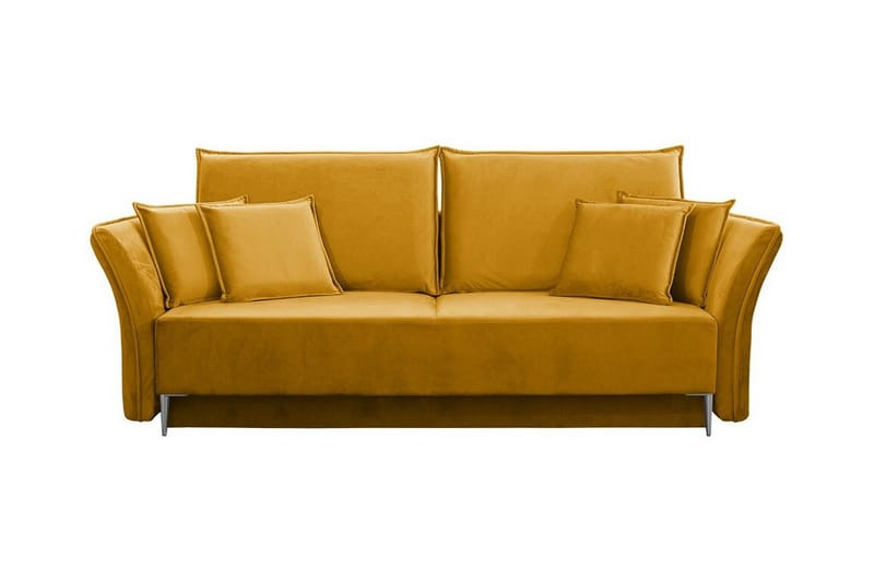 Staffin 3-sits Bäddsoffa NO_BRAND Yellow - Möbler - Soffa - Bäddsoffa - 3 sits bäddsoffa