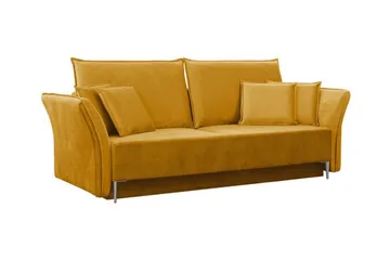 Staffin 3-sits Bäddsoffa Yellow - Möbler - Soffa - Bäddsoffa - 3 sits bäddsoffa