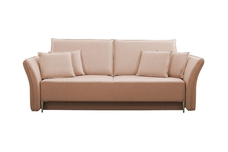 Staffin 3-sits Bäddsoffa Pink - Möbler - Soffa - Bäddsoffa - 3 sits bäddsoffa