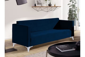 Szafir 3-sits Soffa 82x176 cm - Mörkblå - Möbler - Soffa - Sammetssoffa