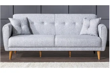 Tamatha Bäddsoffa 3-sits - Grå - Möbler - Soffa - Bäddsoffa - 3 sits bäddsoffa