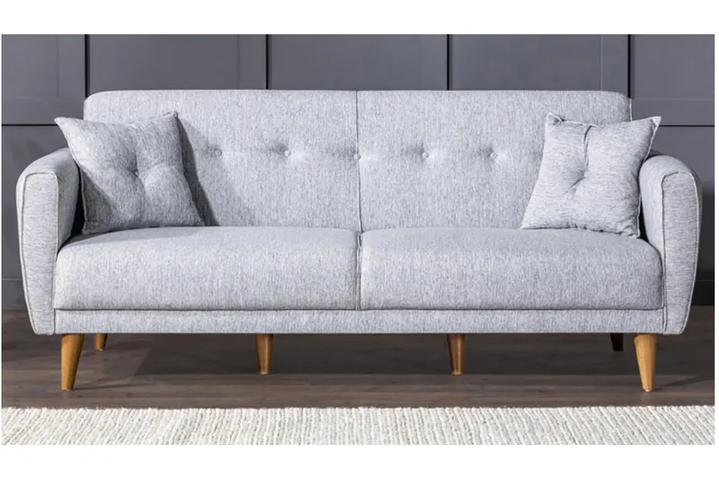 Tamatha Bäddsoffa 3-sits - Grå - Möbler - Soffa - Bäddsoffa - 3 sits bäddsoffa