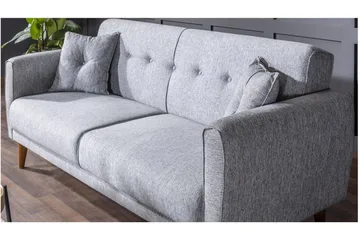 Tamatha Bäddsoffa 3-sits - Grå - Möbler - Soffa - Bäddsoffa - 3 sits bäddsoffa