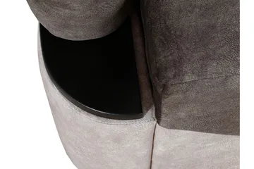 Turbo Bäddsoffa 200x96x90 cm - Brun/Grå - Möbler - Soffa - Bäddsoffa - 3 sits bäddsoffa