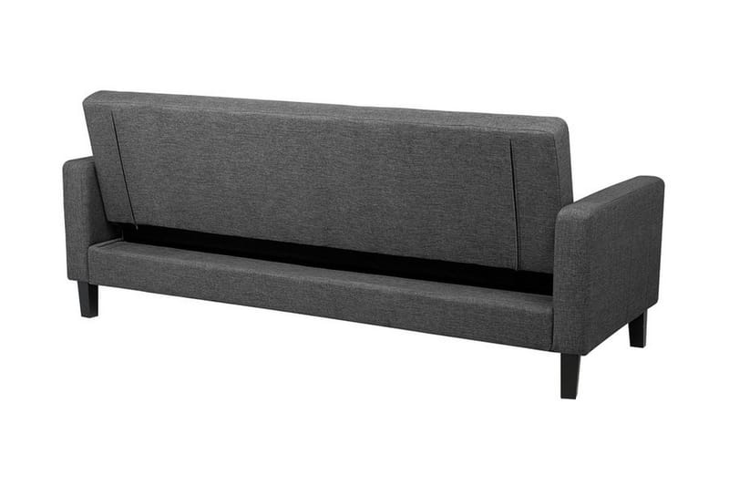 Vehkoo 3-sits Bäddbar Längsbäddad Bäddsoffa 108x178 cm i Tyg - Grå - Möbler - Soffa - Bäddsoffa - 3 sits bäddsoffa