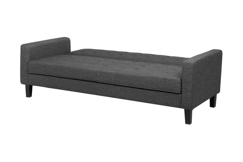 Vehkoo 3-sits Bäddbar Längsbäddad Bäddsoffa 108x178 cm i Tyg - Grå - Möbler - Soffa - Bäddsoffa - 3 sits bäddsoffa