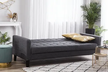 Vehkoo Bäddsoffa 200 cm - Grå - Möbler - Soffa - Bäddsoffa - 3 sits bäddsoffa