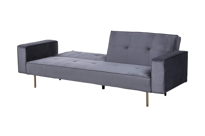 Visnes Bäddsoffa 218 cm - Grå - Möbler - Soffa - Bäddsoffa - 3 sits bäddsoffa