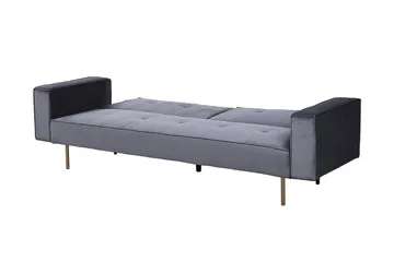 Visnes Bäddsoffa 218 cm - Grå - Möbler - Soffa - Bäddsoffa - 3 sits bäddsoffa