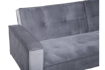 Visnes Bäddsoffa 218 cm - Grå - Möbler - Soffa - Bäddsoffa - 3 sits bäddsoffa