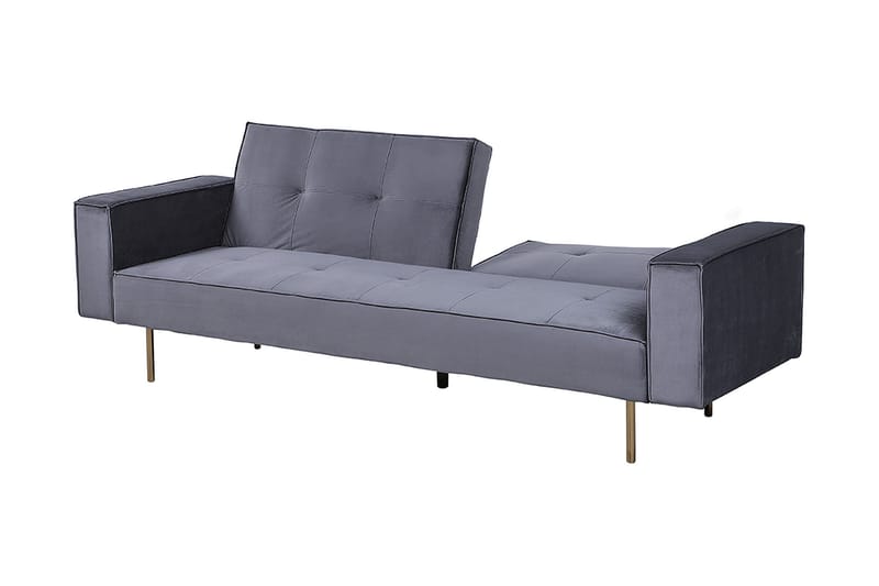 Visnes Bäddsoffa 218 cm - Grå - Möbler - Soffa - Bäddsoffa - 3 sits bäddsoffa
