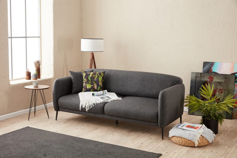 Wenus Bäddsoffa 3-sits 180x90 cm - Antracit - Möbler - Soffa - Bäddsoffa - 3 sits bäddsoffa