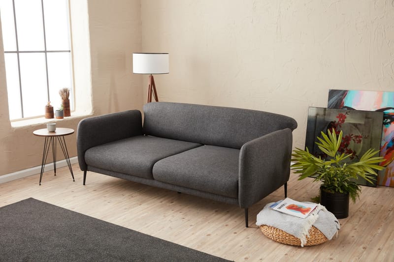 Wenus Bäddsoffa 3-sits 180x90 cm - Antracit - Möbler - Soffa - Bäddsoffa - 3 sits bäddsoffa