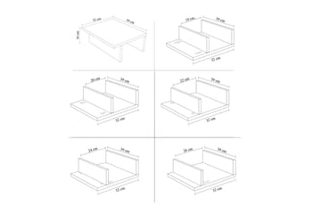 Wyong Bäddsoffa 3-sits 223x94 cm - Antracit - Möbler - Soffa - Bäddsoffa - 3 sits bäddsoffa