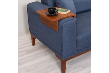 Wyong Bäddsoffa 3-sits 223x94 cm - Blå - Möbler - Soffa - Bäddsoffa - 3 sits bäddsoffa