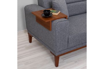 Wyong Bäddsoffa 3-sits 223x94 cm - Mörkgrå - Möbler - Soffa - Bäddsoffa - 3 sits bäddsoffa