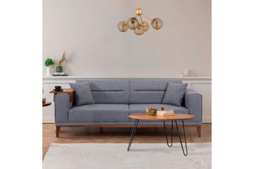 Wyong Bäddsoffa 3-sits 223x94 cm - Mörkgrå - Möbler - Soffa - Bäddsoffa - 3 sits bäddsoffa