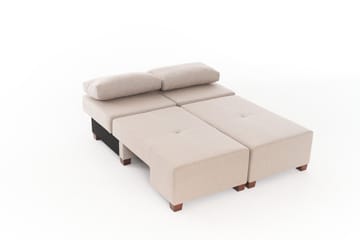 3-sits B�äddsoffa Perenna - Creme - Möbler - Soffa - Bäddsoffa - 3 sits bäddsoffa