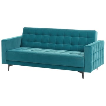 3-sits soffa Aberdeen - Blå, Svart/Sammet - Möbler - Soffa - Soffgrupp