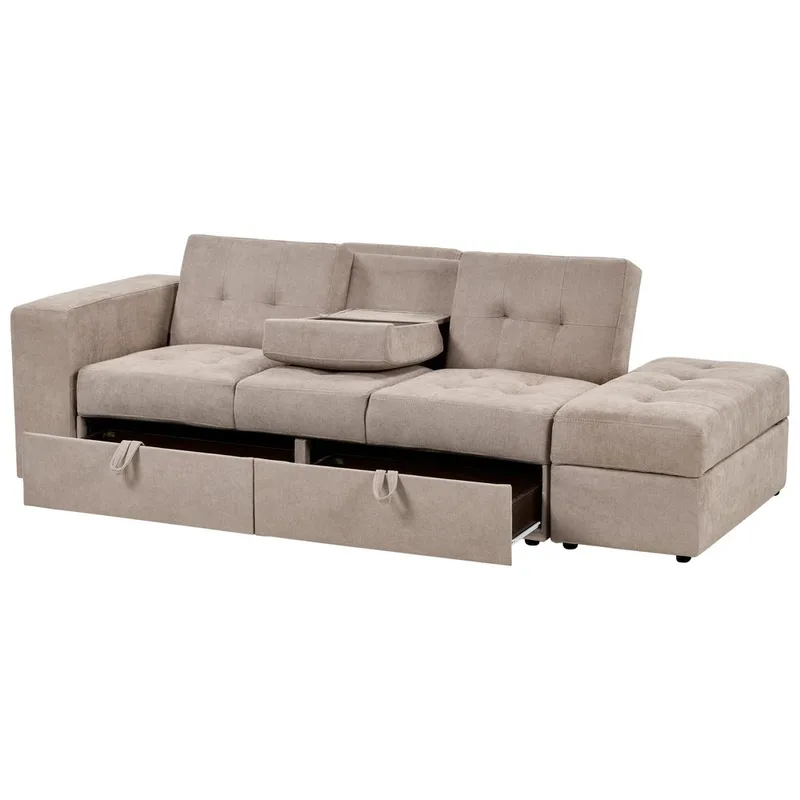 3-sits Soffa Falster - Brun - Möbler - Soffa - Bäddsoffa - 3 sits bäddsoffa