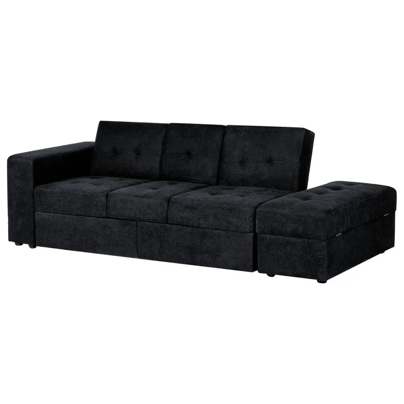 3-sits soffa Falster - Svart - Möbler - Soffa - Bäddsoffa - Bäddsoffa divan