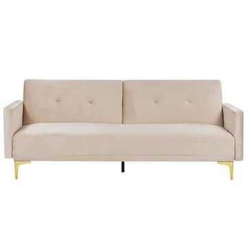 3-sits soffa Lucan - Beige, guld - Möbler - Soffa - Bäddsoffa - 3 sits bäddsoffa