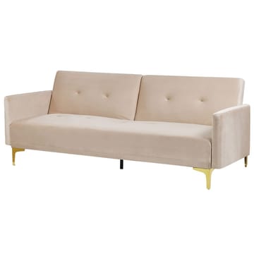 3-sits soffa Lucan - Beige, guld - Möbler - Soffa - Bäddsoffa - 3 sits bäddsoffa