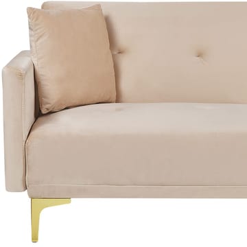 3-sits soffa Lucan - Beige, guld - Möbler - Soffa - Bäddsoffa - 3 sits bäddsoffa