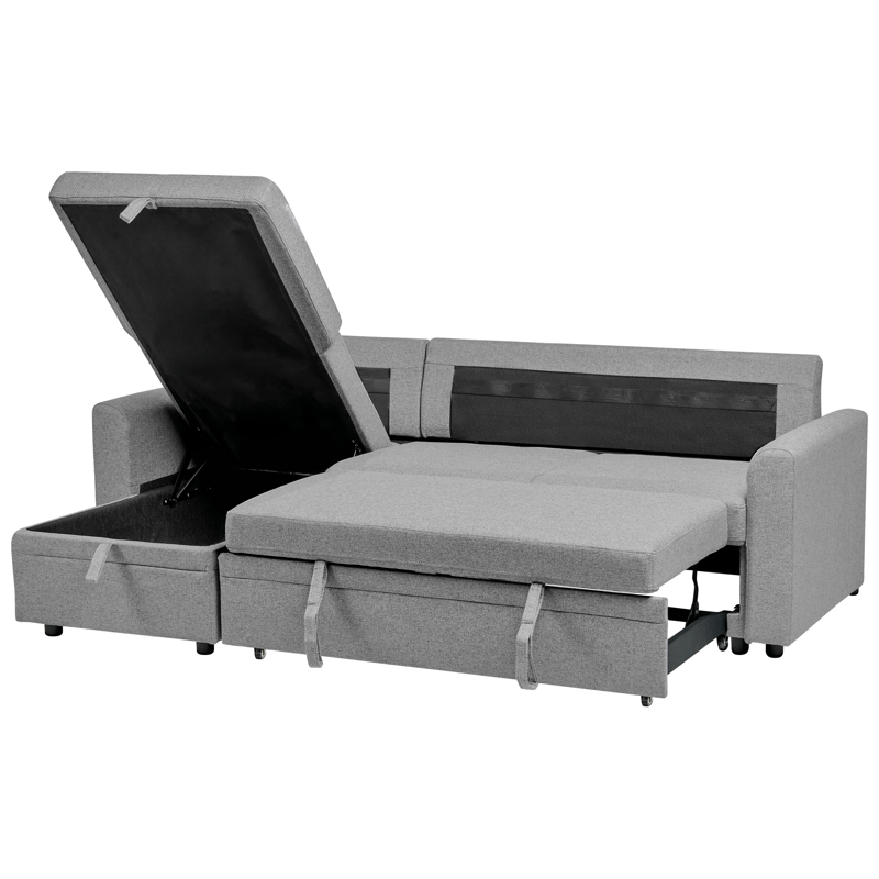 3-sits soffa Nassjo Högervänd - Grå - Möbler - Soffa - Bäddsoffa - Bäddsoffa längsbäddad