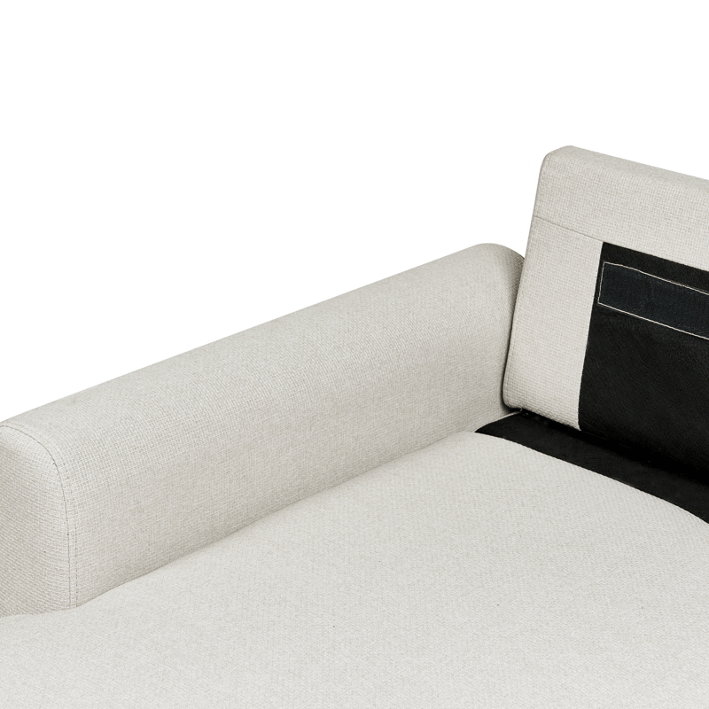 3-sits soffa Nassjo Högervänd - Ljusbeige - Möbler - Soffa - Bäddsoffa - Bäddsoffa längsbäddad