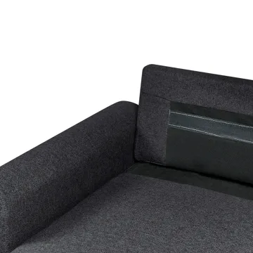 3-sits soffa Nassjo Högervänd - Svart - Möbler - Soffa - Bäddsoffa - Bäddsoffa längsbäddad