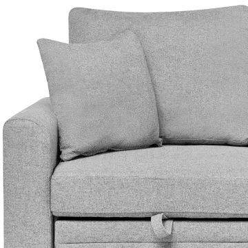 3-sits soffa Nassjo Vänstervänd - Grå - Möbler - Soffa - Bäddsoffa - Bäddsoffa längsbäddad