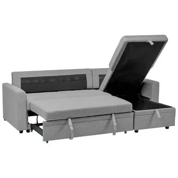 3-sits soffa Nassjo Vänstervänd - Grå - Möbler - Soffa - Bäddsoffa - Bäddsoffa längsbäddad