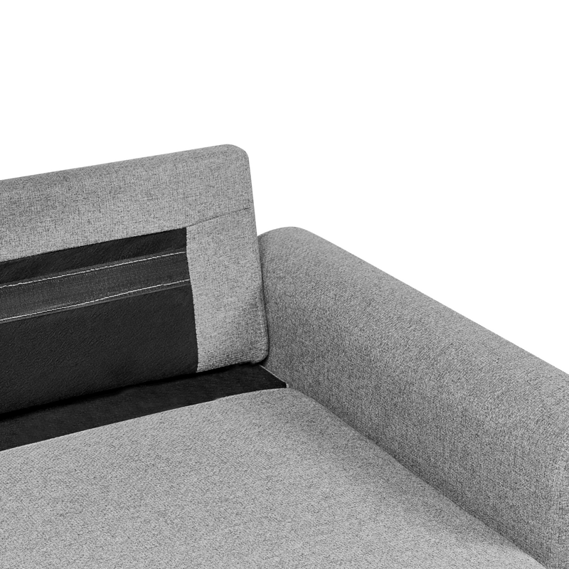 3-sits soffa Nassjo Vänstervänd - Grå - Möbler - Soffa - Bäddsoffa - Bäddsoffa längsbäddad