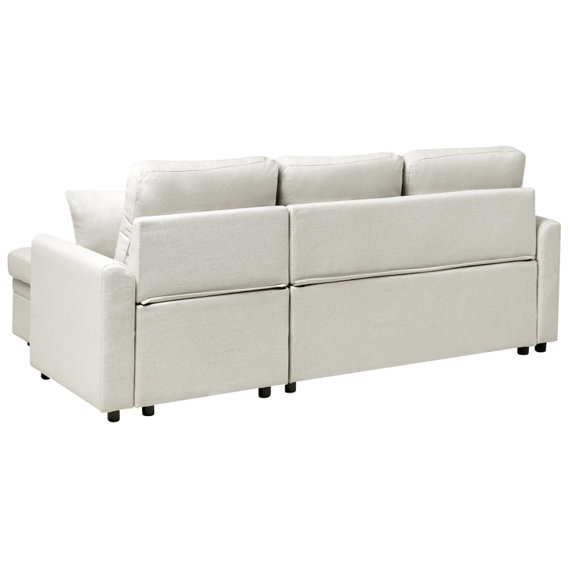 3-sits soffa Nassjo Vänstervänd - Ljusbeige - Möbler - Soffa - Bäddsoffa - Bäddsoffa längsbäddad