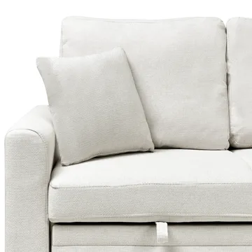 3-sits soffa Nassjo Vänstervänd - Ljusbeige - Möbler - Soffa - Bäddsoffa - Bäddsoffa längsbäddad