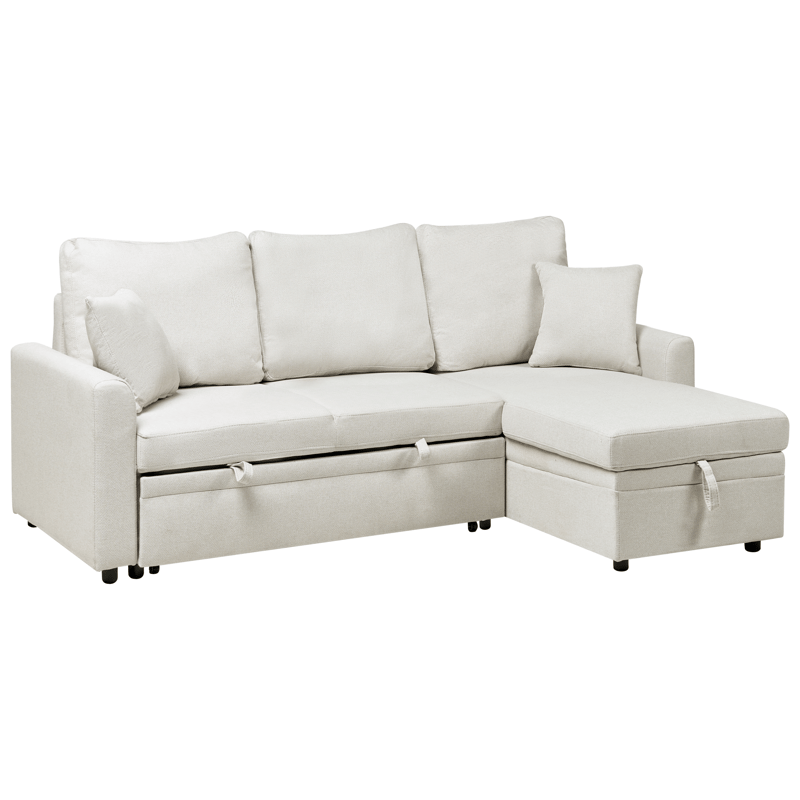 3-sits soffa Nassjo Vänstervänd - Ljusbeige - Möbler - Soffa - Bäddsoffa - Bäddsoffa längsbäddad